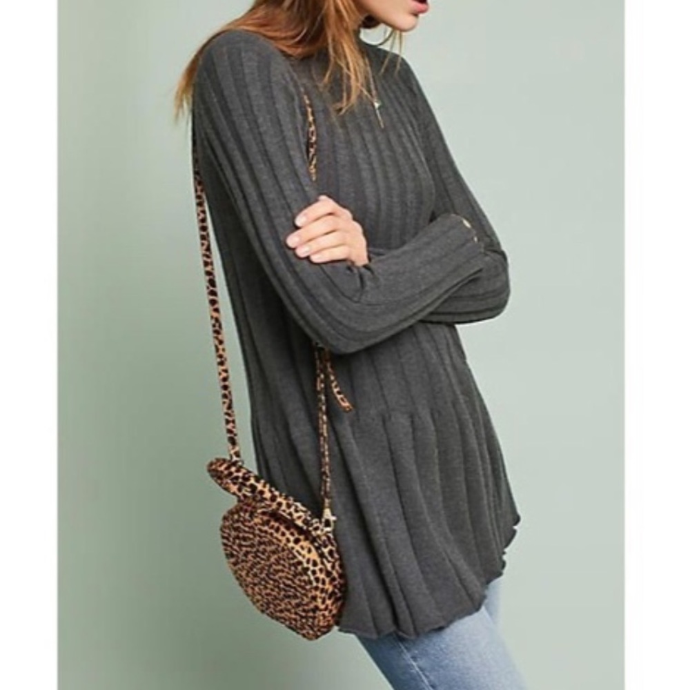 Anthropologie ROSIE NIERA gray Thelma Tunic Sweater/XS
